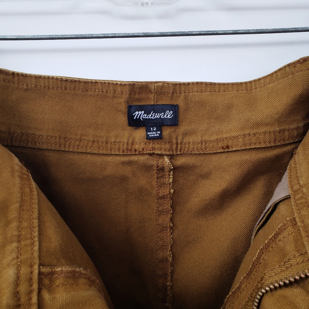 Madewell Pleated High Waist Wide Leg CropPant 12 - Picture 8 of 14